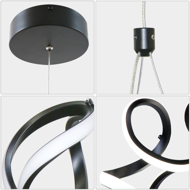 Luminaire suspendu 1 lumière DEL Christela