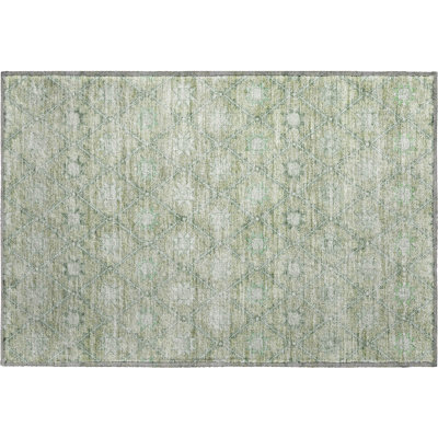 Premium Machine Washable Grilli AMF1858 Lattice Rug