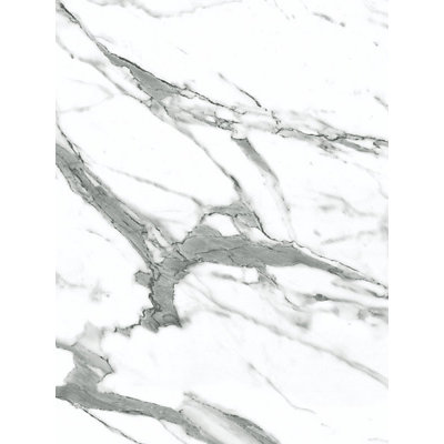 White Marble Aluminium  Kitchen Splashback