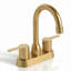 Robinet pour salle de bain à poignée double avec bec pivotant (ensemble de 2)-128613746