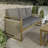 Yuliana 62.99'' Wide Straight Acacia Patio Sofa with Cushions-194421187