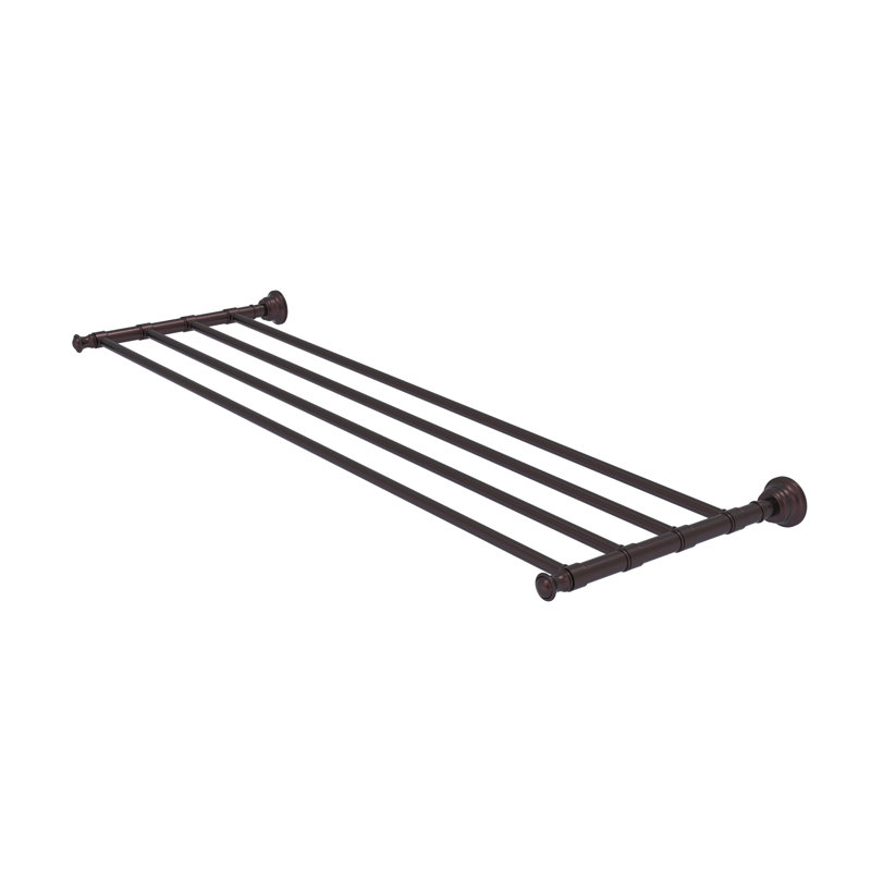Freyja 3 Towel Rack, Antique Bronze, 12.7" D x 26" W x 2" H