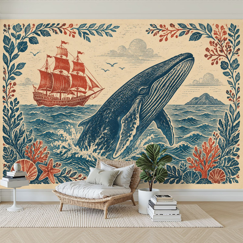 Papier peint adhésif auto-adhésif moderne pour la chambre à coucher Peel and Stick L 69 "x l 96"