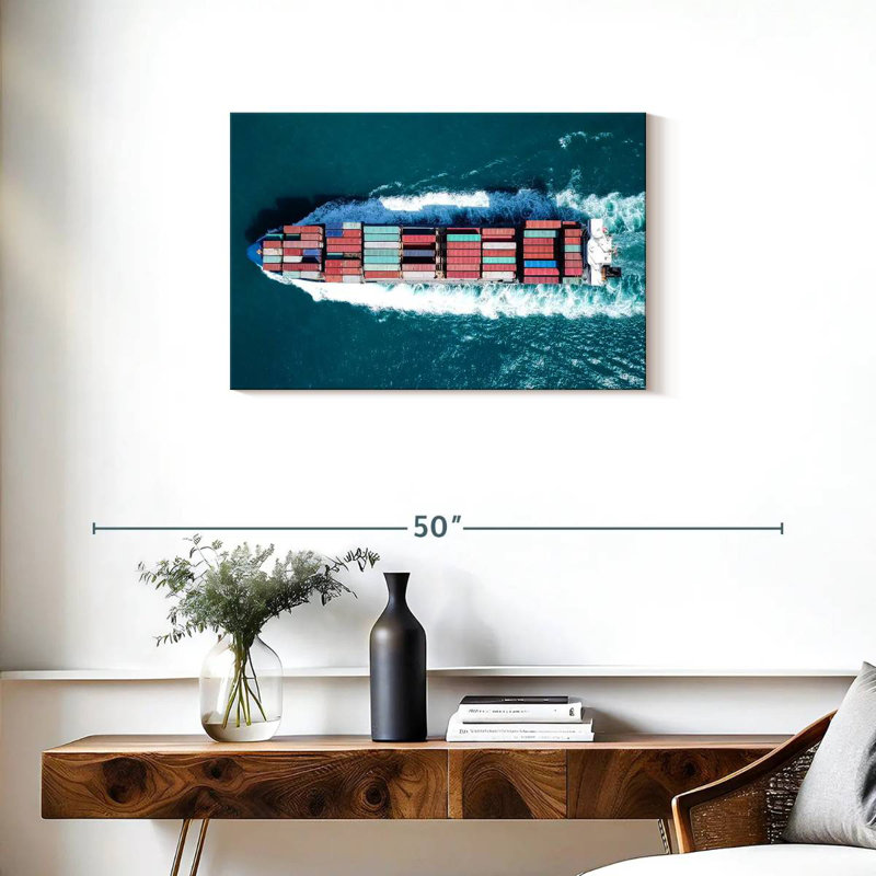 Mehar Metal Ship, 20" H x 30" W