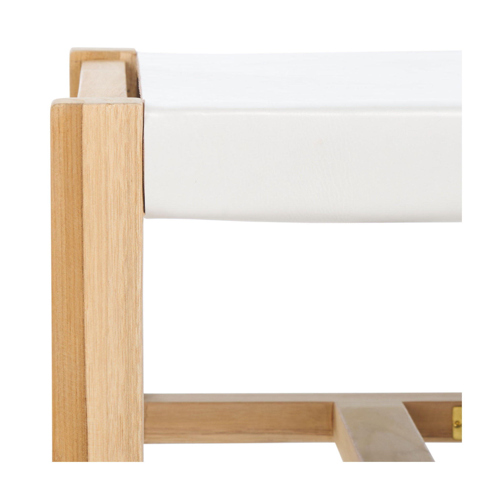 Breckenridge Accent Stool, White