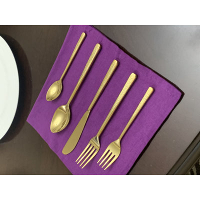 Everly Quinn Stainless Steel Flatware Set
