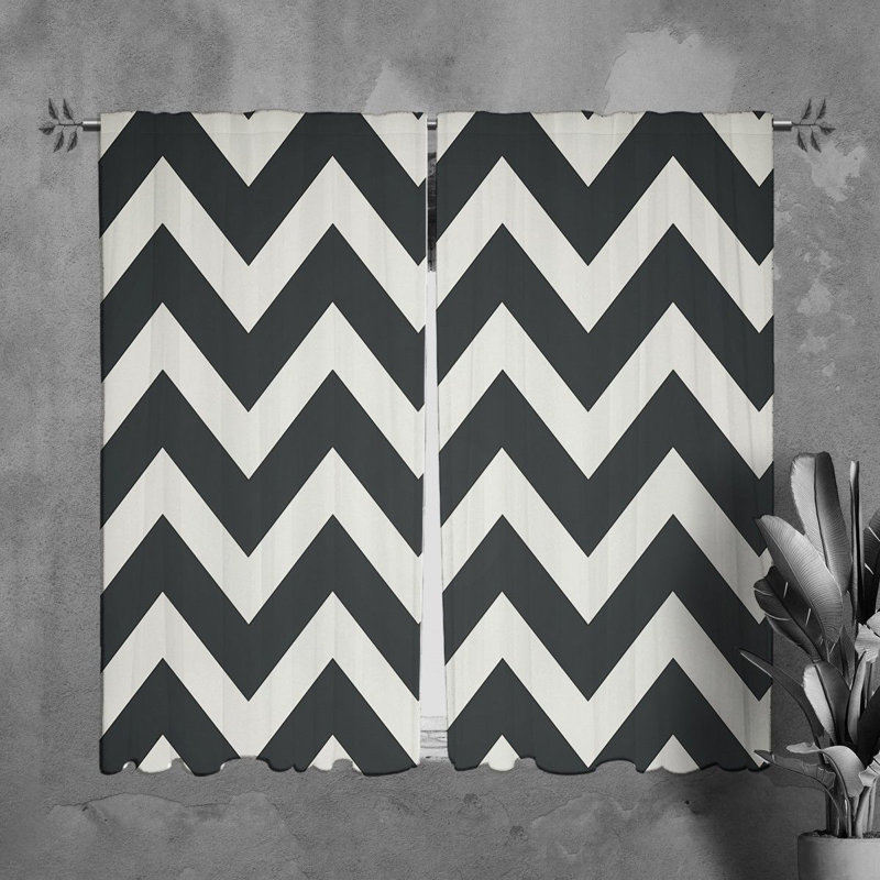 Paire de rideaux obscurcissant en polyester Myleen, L 40 po x L 61 po