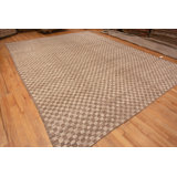 Nazmiyal Collection Large Modern Geometric Checkerboard Rug 12ft 1in X 15ft 1in