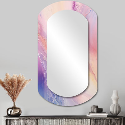 Miroir mural asymétrique arc-en-ciel Ephemeral Rainbow Fantasy