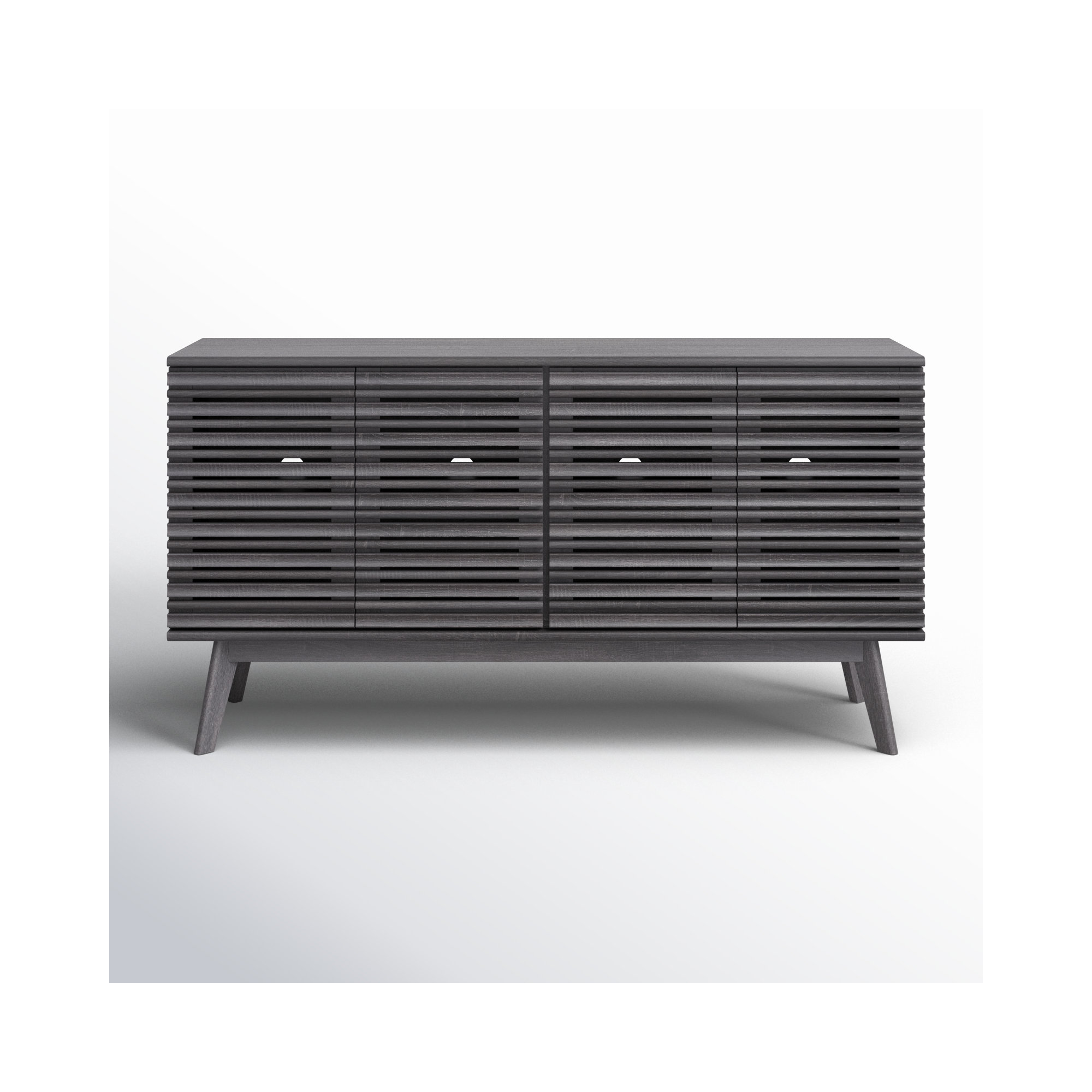 Daima 62.4'' Media Console, Distressed Black