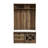 Syndi Hall Tree 40.6'' Wide with Bench and Shoe Storage-1487357445