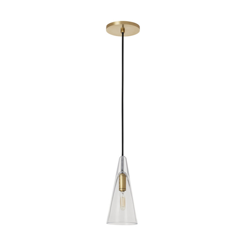 Selina 1 - Light Pendant, Natural Brass, Yes
