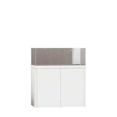 White Minimalist Rectangular Aquarium Tank
