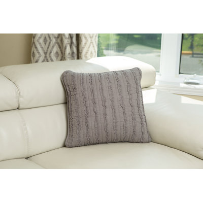 Coussin en coton Ruffle