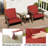 Ebern Designs 21'' W X 22'' D X 3.5'' H Outdoor  Seat / Back Cushion-60211022-49632007