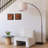Black Arched Floor Lamp-2006500735