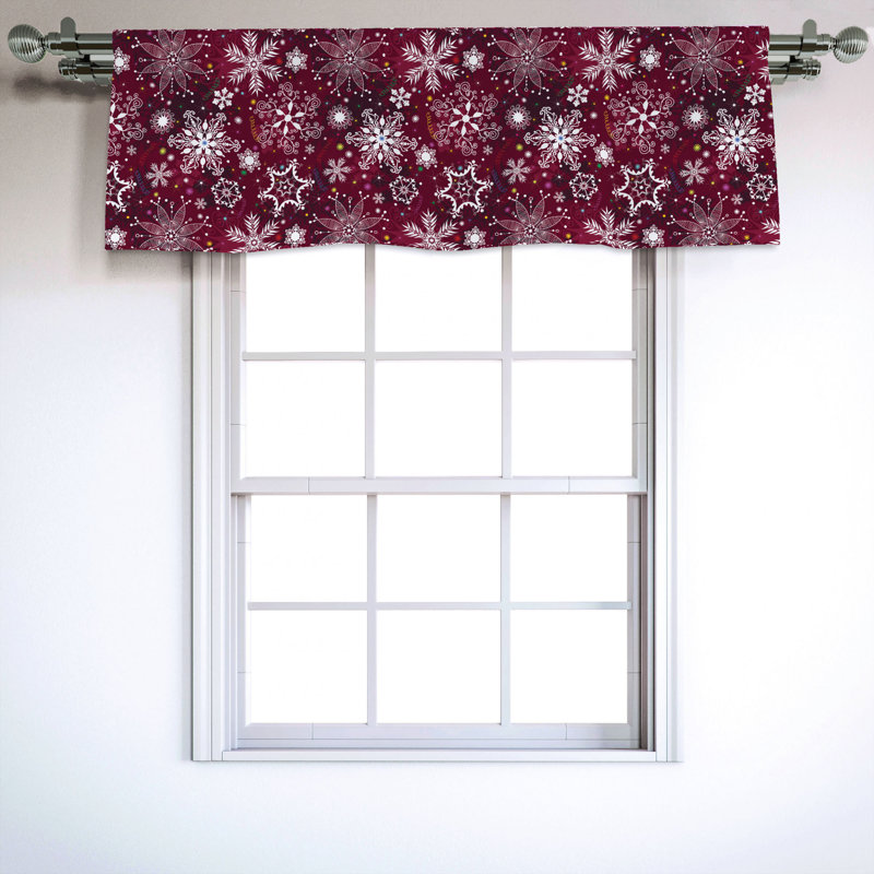 Sateen Ruffled Window Valance