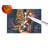 Corgi and Santa Claus Glass Cutting Board