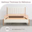 Rezana Solid Wood Boucle Upholstered Headboard Bed Frame-1588476622-1588476620