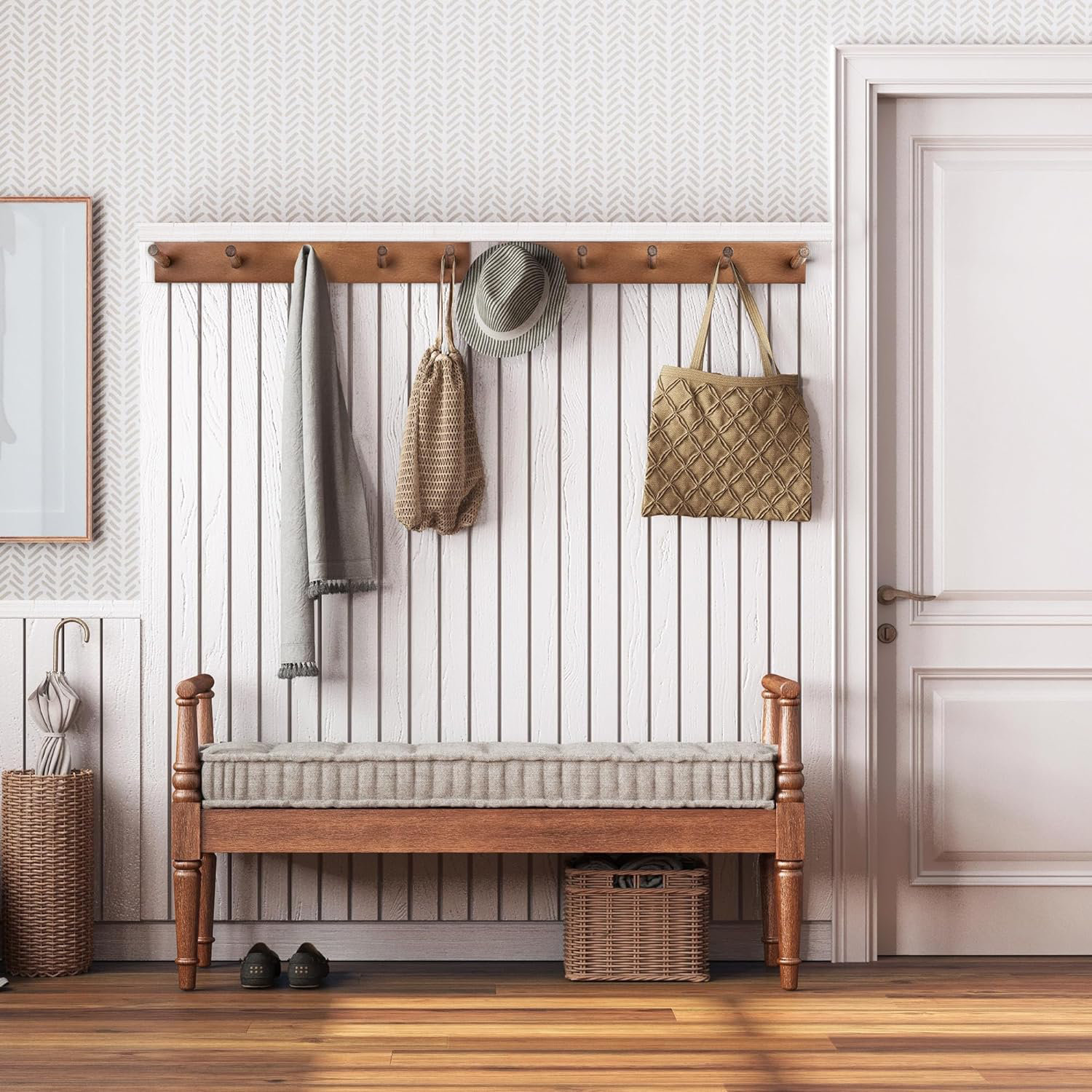 Mercer41 Chyleen 5 - Hook Coat Rack | Wayfair