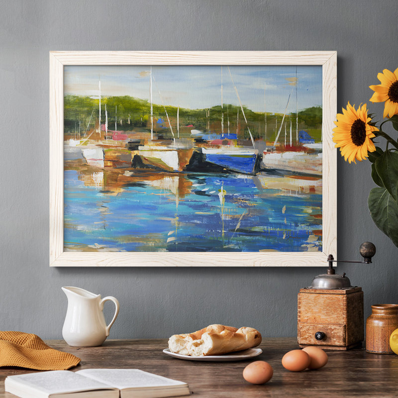 Safe Harbor, reproduction d'art sur toile, Blanc, H 26 po x l 38 po x P 1,5 po