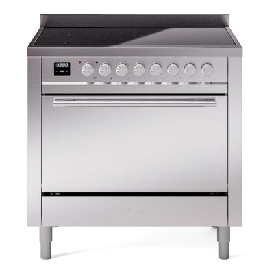 ILVE Professional Plus II 36 Induction Range, 6 Induction Elements (Stainless Steel)