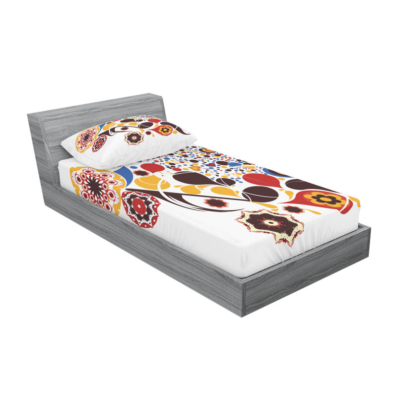Ensemble de draps Motifs, Ensemble de draps pour lit simple TG avec drap-hou