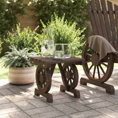 Wood Outdoor Ottoman