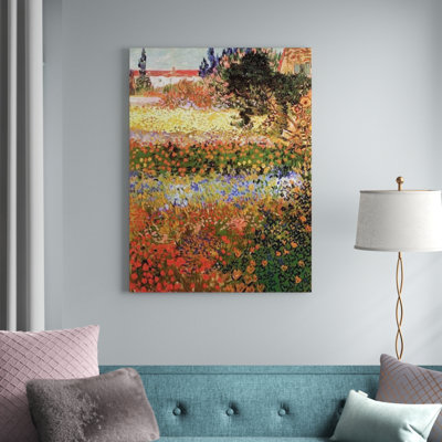 'Flowering Garden' by Van Gogh Vincent Painting Print