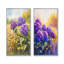 Hydrangeas In A Sunlit Field I - Floral Canvas Prints 2 Panels Collection-902068310-902068331