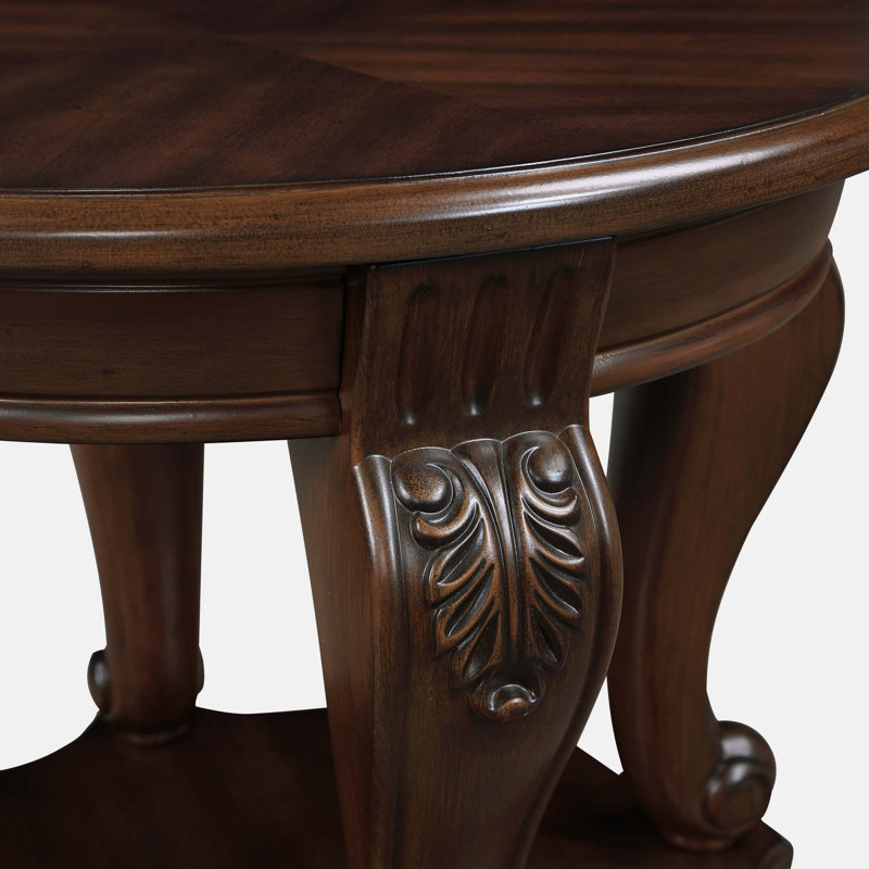 Nokota Single Coffee Table, Cherry Wood, Cherry Wood