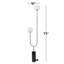 Lampe sur pied à branches 73 po en marbre Ixia-408606705