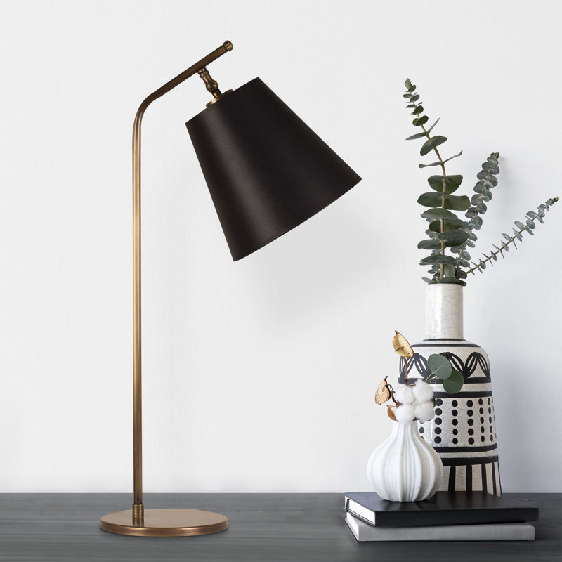 Elegant Metal Table Lamp, 6.3 x 11.0 x 26.4 inches | Durable Metal Body, E27 Socket (Max 40W) | 78.7-inch Cable, IP20 Rated | Perfect for Living Room, Bedroom, or Office Decor, Stylish & Functional Lighting Solution