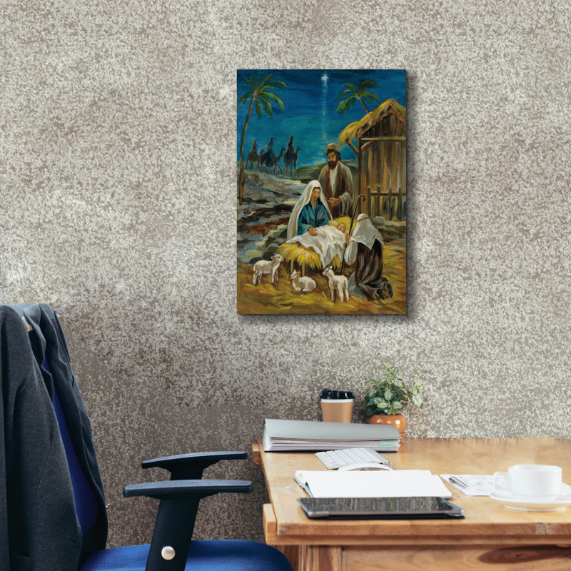 Art de toile "Nativité" par Silvia Vassileva
