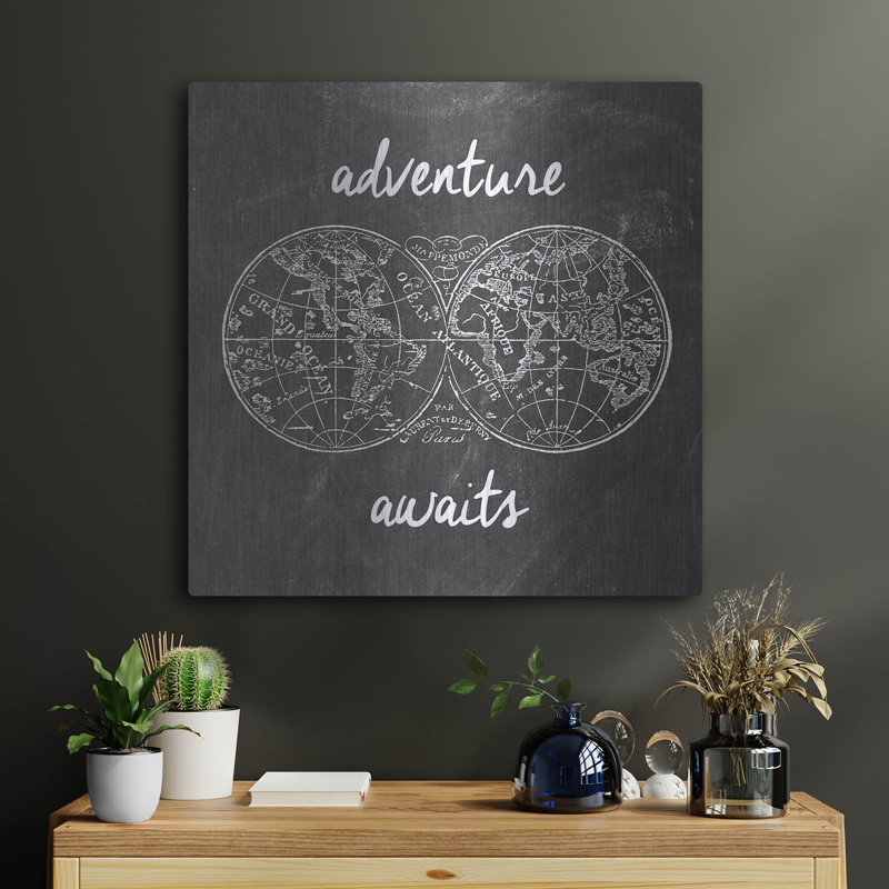 «Adventure» par Erin Clark, art mural en métal, H 24 po x l 24 po