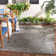 Arneshia Geometric Black/Gray Area Indoor/Outdoor Area Rug