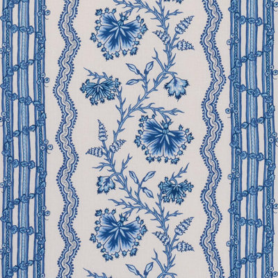 Tissu à rayures florales Parvati