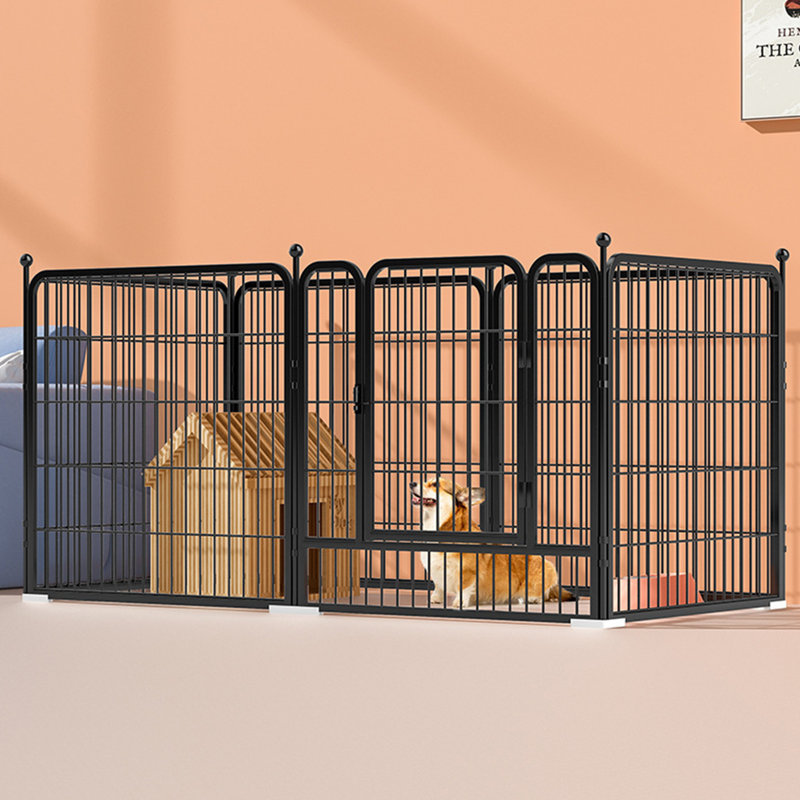 Metal Dog Pen Playpen, 60cm H x 120cm W x 60cm D
