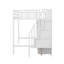 Full Size Loft Bed With Wardrobe And Storage Staircase-115735789