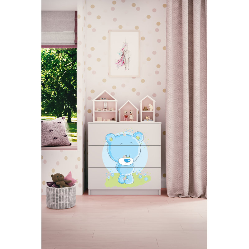 Cicero Kids 3 - Drawer Chest, White