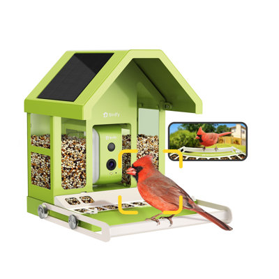 Mangeoire d'oiseaux intelligente en métal Birdfy