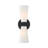 Keonta 2-Light Wall Sconce in Black-1377982631