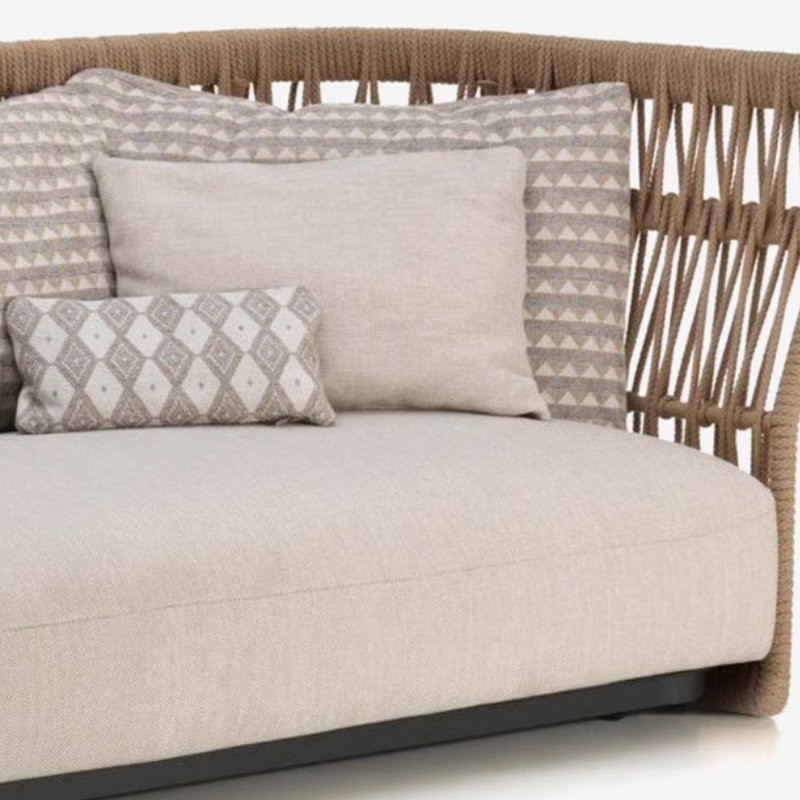 Canapé d'extérieur imperméable Minimalist 78,74 avec coussins Sunbrella®