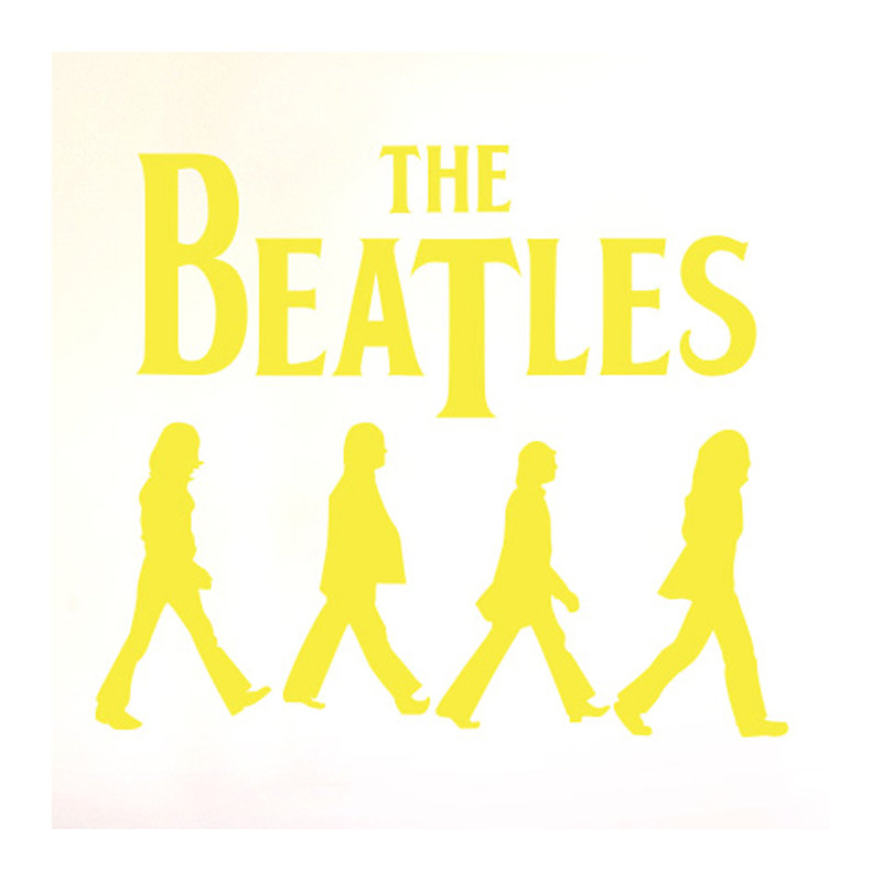 Wall Decal, Bright Yellow, Large