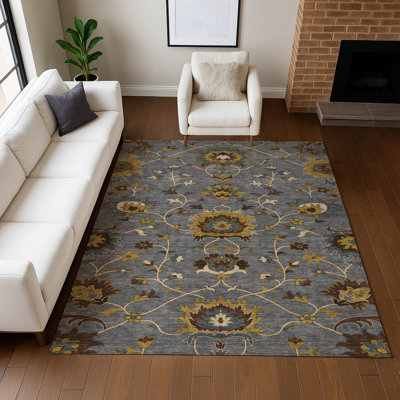 Premium Machine Washable Mayfield Global Rug