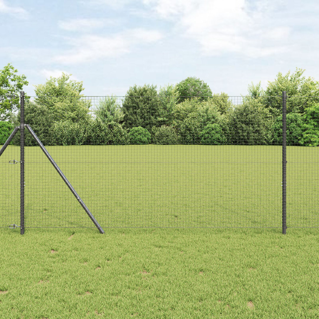 140cm H x 1000cm W Metal Border Fencing