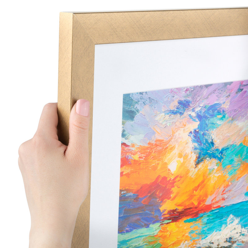 Mccown Gold Matte Picture Frame, 12" x 16"