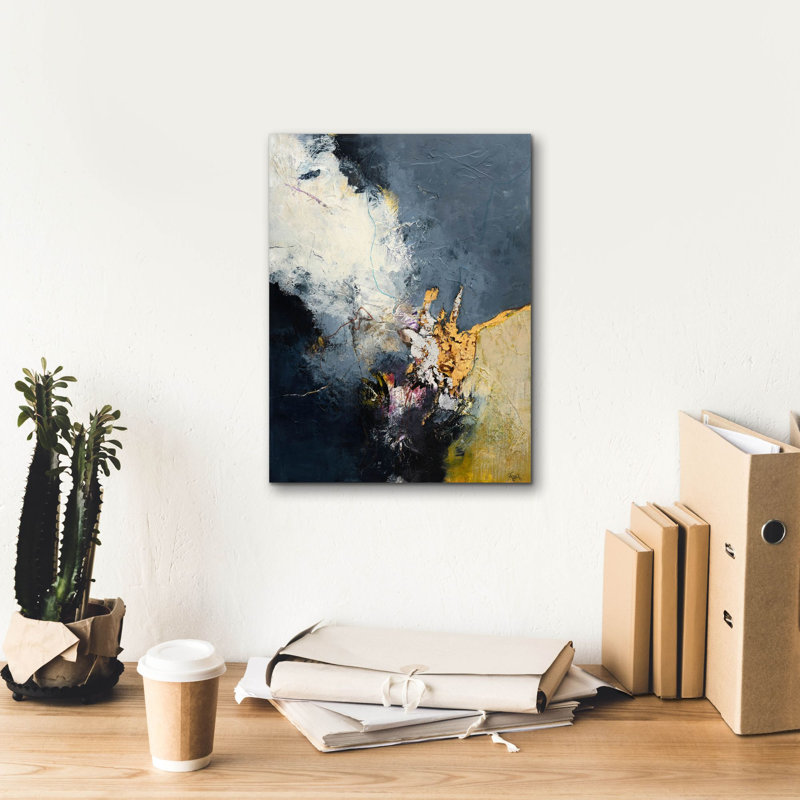  «Soft Echo» par Design Fabrikken, art mural sur toile, H 16 po x l 12 po