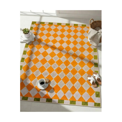 Tapis gris tissé Mosso