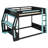 Full-Size Gaming Bunk Bed with Side-Mounted Oversized RGB Desk, USB Charging Ports & Cable Grommet, LED Light Strip-1169791031
